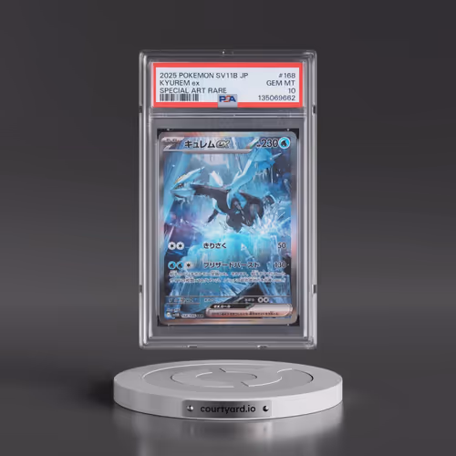 2025 Pokémon Sv11b-Black Bolt #168 Kyurem EX - Holo Special Art Rare (PSA 10 GEM MINT)