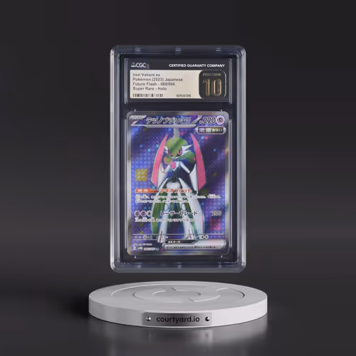 2023 Future Flash #080/066 Iron Valiant ex - Super Rare Holo (CGC 10 PRISTINE)