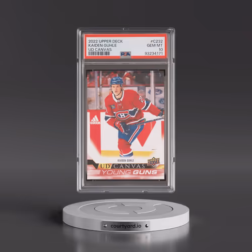 2022 Upper Deck UD Canvas #C232 Kaiden Guhle (PSA 10 GEM MINT)
