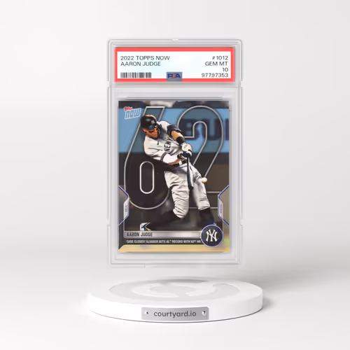 2022 Topps Now #1012 Aaron Judge (PSA 10 GEM MINT)