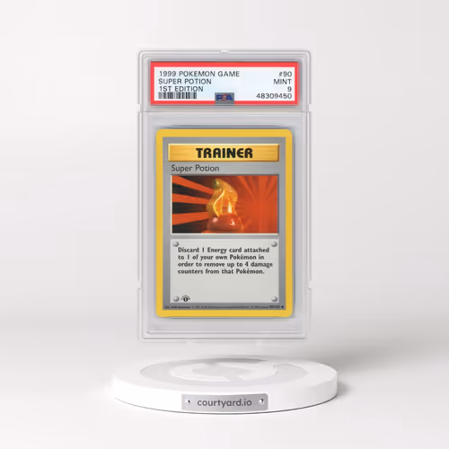 1999 Pokémon Game #90 Super Potion - 1st Edition (PSA 9 MINT)