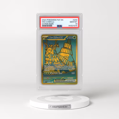 2024 Pokémon Paf EN-Paldean Fates #240 WO-Chien EX - Holo Hyper Rare (PSA 10 GEM MINT)