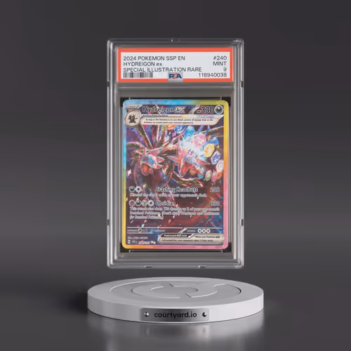 2024 Pokémon Ssp EN-Surging Sparks #240 Hydreigon EX - Holo Special Illustration Rare (PSA 9 MINT)