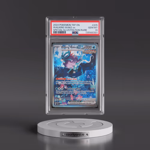 2024 Pokémon Tef EN-Temporal Forces #205 Walking Wake EX - Holo Special Illustration Rare (PSA 10 GE