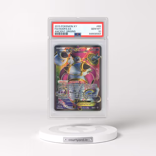 2015 Pokémon XY Ancient Origins #89 Hoopa EX - Holo Full Art (PSA 10 GEM MINT)