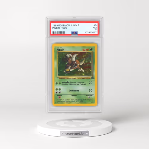 1999 Pokémon Jungle #9 Pinsir - Holo (PSA 7 NM)