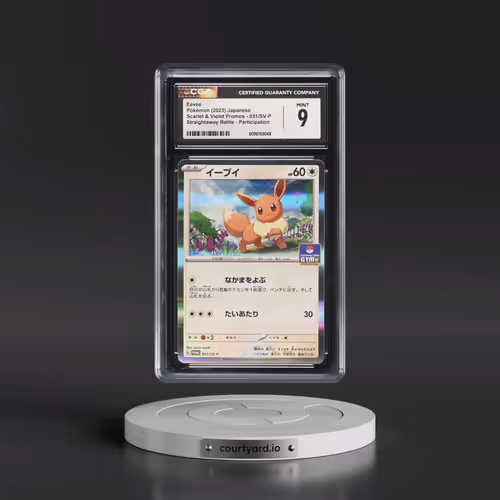 2022 Scarlet & Violet Promos #031/SV-P Eevee - Straightaway Battle Participation (CGC 9 MINT)