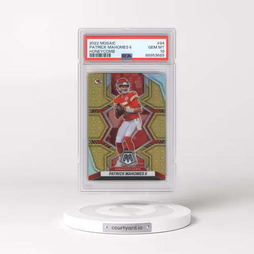 2022 Panini Mosaic #94 Patrick Mahomes II - Honeycomb (PSA 10 GEM MINT)
