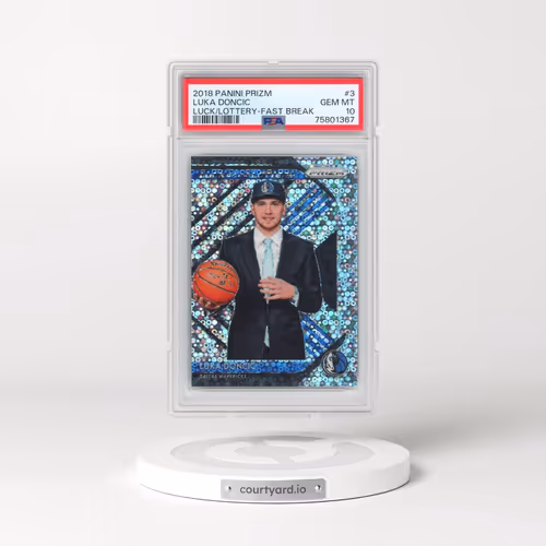 2018 Panini Prizm Luck of the Lottery #3 Luka Doncic - Fast Break (PSA 10 GEM MINT)