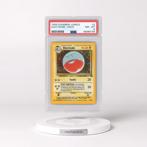 1999 Pokémon Jungle #2 Electrode - Holo (PSA 8 NM-MT)