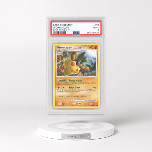 2008 Pop Series 7 #10 Wormadam (PSA 9 MINT)