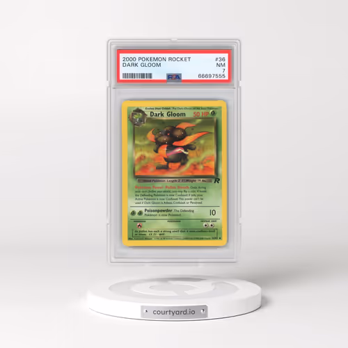 2000 Pokémon Rocket #36 Dark Gloom (PSA 7 NM)
