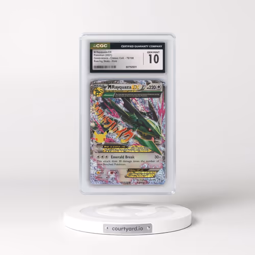 2021 Celebrations - Classic Collection #76/108 M Rayquaza EX - Roaring Skies Holo (CGC 10 GEM MINT)