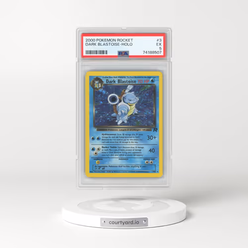 2000 Pokémon Rocket #3 Dark Blastoise - Holo (PSA 5 EX)