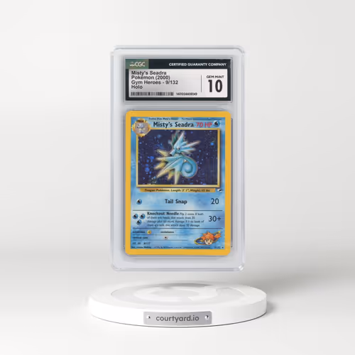 2000 Gym Heroes #9/132 Misty's Seadra - Holo (CGC 10 GEM MINT)
