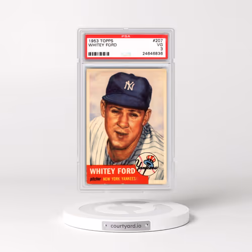 1953 Topps #207 Whitey Ford (PSA 3 VG)