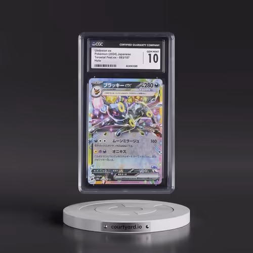2024 High Class Pack: Terastal Fest ex - sv8a #093/187 Umbreon ex - Holo (CGC 10 GEM MINT)