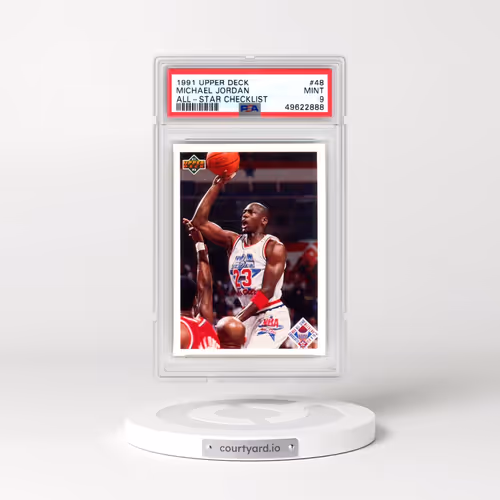 1991 Upper Deck #48 Michael Jordan - All-Star Checklist (PSA 9 MINT)