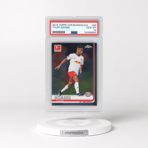 2019 Topps Chrome Bundesliga #89 Tyler Adams (PSA 10 GEM MINT)
