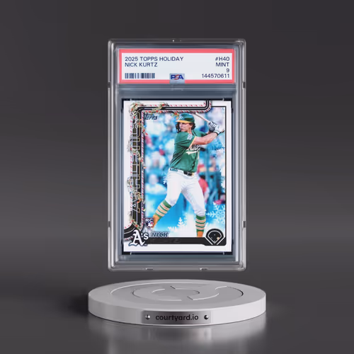 2025 Topps Holiday #H40 Nick Kurtz (PSA 9 MINT)