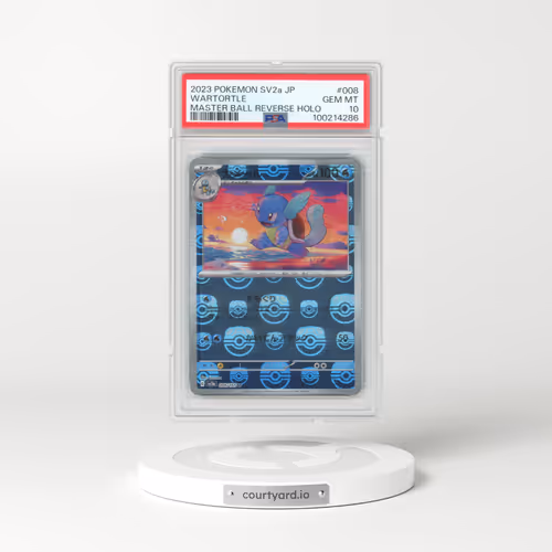 2023 Pokémon Sv2a-Pokemon 151 #008 Wartortle - Reverse Holo Master Ball (PSA 10 GEM MINT)