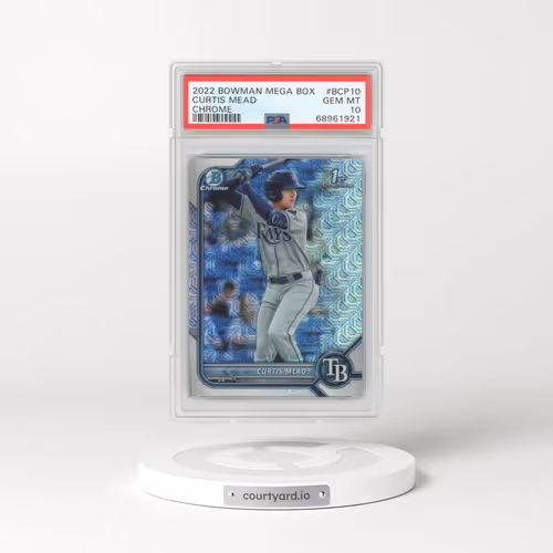 2022 Bowman Mega Box Chrome #10 Curtis Mead (PSA 10 GEM MINT)