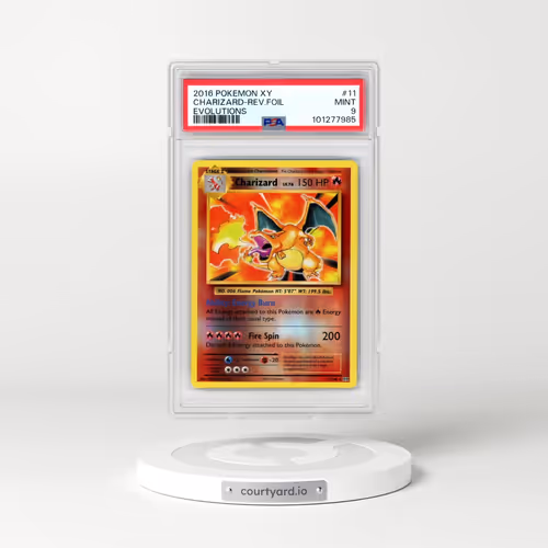 2016 Pokémon XY Evolutions #11 Charizard - Reverse Foil (PSA 9 MINT)