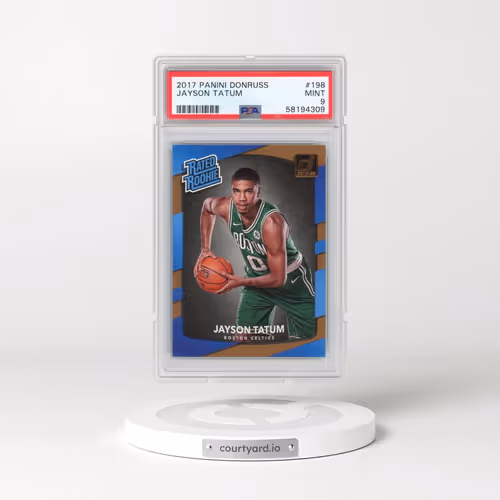 2017 Panini Donruss #198 Jayson Tatum (PSA 9 MINT)