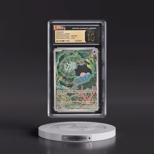 2025 Destined Rivals - DRI EN #195/182 Clamperl - Illustration Rare Holo (CGC 10 PRISTINE)