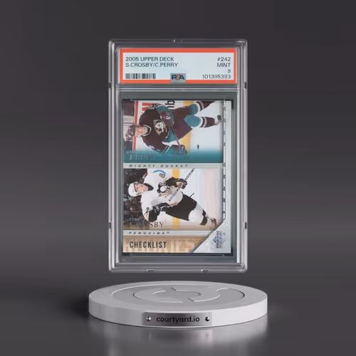 2005 Upper Deck #242 Corey Perry/Sidney Crosby (PSA 9 MINT)