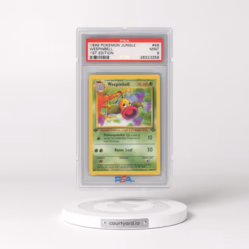 1999 Pokémon Jungle #48 Weepinbell - 1st Edition (PSA 9 MINT)