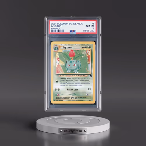 2001 Pokémon Southern Islands Promo #5 Ivysaur (PSA 8 NM-MT)
