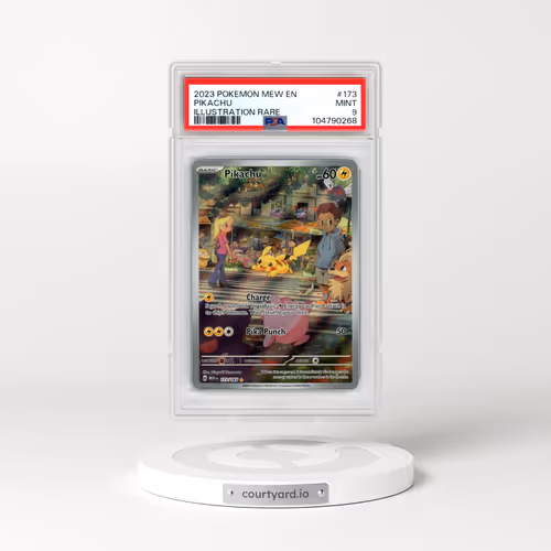 2023 Pokémon Mew EN-151 #173 Pikachu - Illustration Rare (PSA 9 MINT)