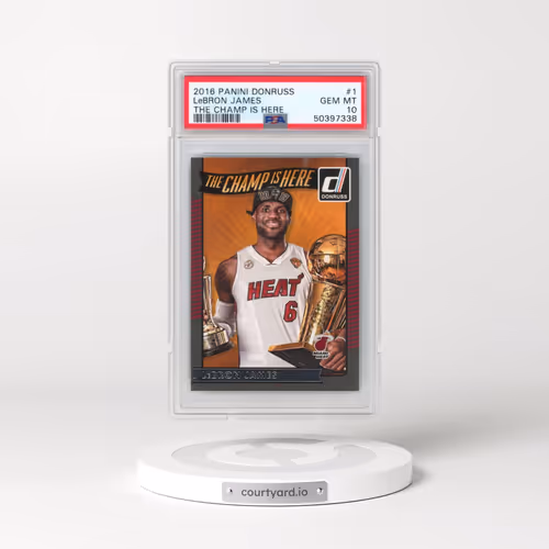 2016 Panini Donruss the Champ Is Here #1 LeBron James (PSA 10 GEM MINT)