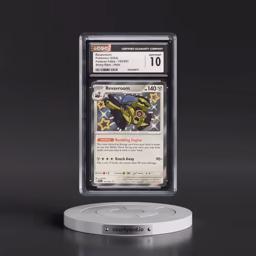 2024 Paldean Fates - PAF EN #193/091 Revavroom - Shiny Rare Holo (CGC 10 GEM MINT)