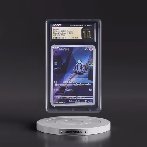 2024 Pokémon Sv6a-Night Wanderer #068 Duskull - Art Rare (CGC 10 PRISTINE)