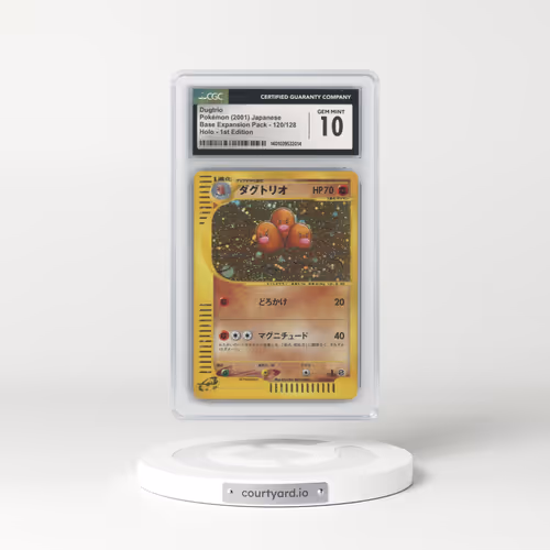 2001 Base Expansion Pack #120/128 Dugtrio - 1st Edition Holo (CGC 10 GEM MINT)