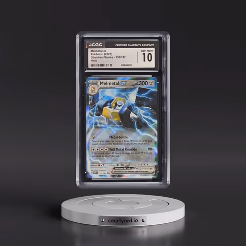 2023 Obsidian Flames - OBF EN #153/197 Melmetal ex - Holo (CGC 10 GEM MINT)