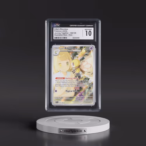 2025 Journey Together - JTG EN #164/159 Lillie's Ribombee - Illustration Rare Holo (CGC 10 GEM MINT)
