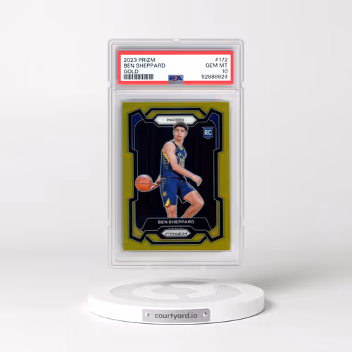 2023 Panini Prizm #172 Ben Sheppard - Gold Prizm (PSA 10 GEM MINT)