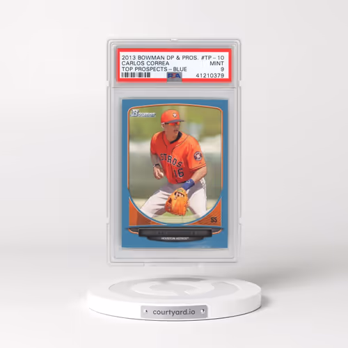 2013 Bowman Draft Picks & Prospects Top Prospects #TP-10 Carlos Correa - Blue (PSA 9 MINT)