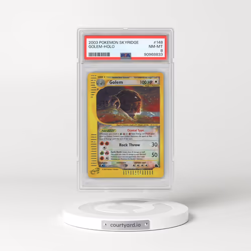 2003 Pokémon Skyridge #148 Golem - Holo (PSA 8 NM-MT)