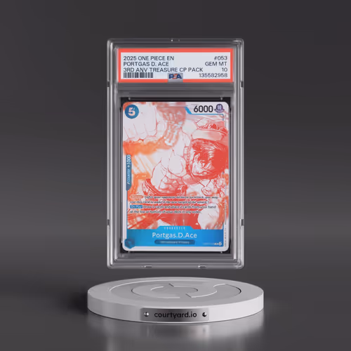 2025 One Piece 3rd Anniversary! One Piece Card Treasure Campaign Pack #053 Portgas D. Ace (PSA 10 GE