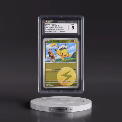 2025 Gem Pack Volume 1 - CBB1C - Simplified #07 01/09 Captain Pikachu - Reverse Holo Energy Symbol (