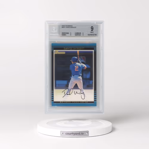 2002 Bowman #381 David Wright (BGS 9 MINT)