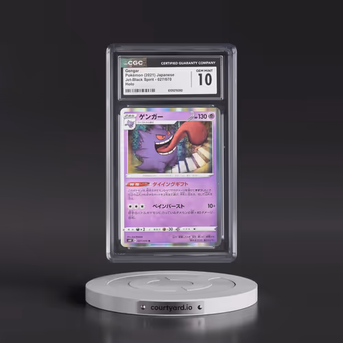 2021 Jet-Black Spirit #027/070 Gengar - Holo (CGC 10 GEM MINT)