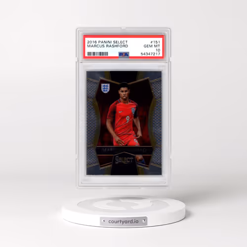 2016 Panini Select #151 Marcus Rashford (PSA 10 GEM MINT)