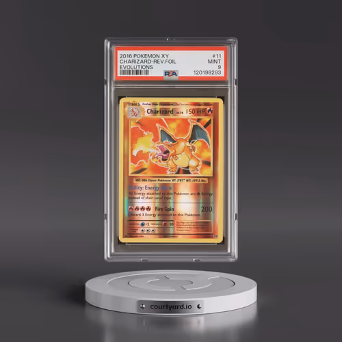 2016 Pokémon XY Evolutions #11 Charizard - Reverse Foil (PSA 9 MINT)