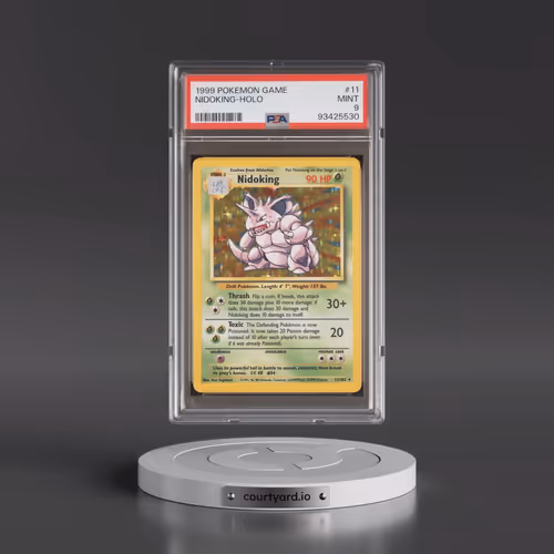1999 Pokémon Game #11 Nidoking - Holo (PSA 9 MINT)