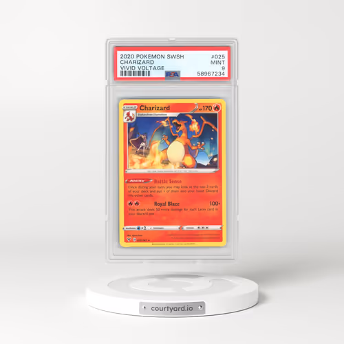 2020 Pokémon Sword & Shield Vivid Voltage #025 Charizard (PSA 9 MINT)